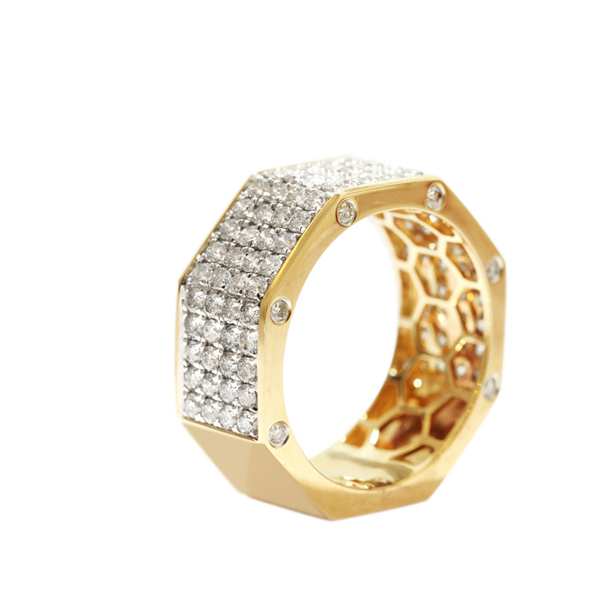 1R170717-21 Diamond Band Ring